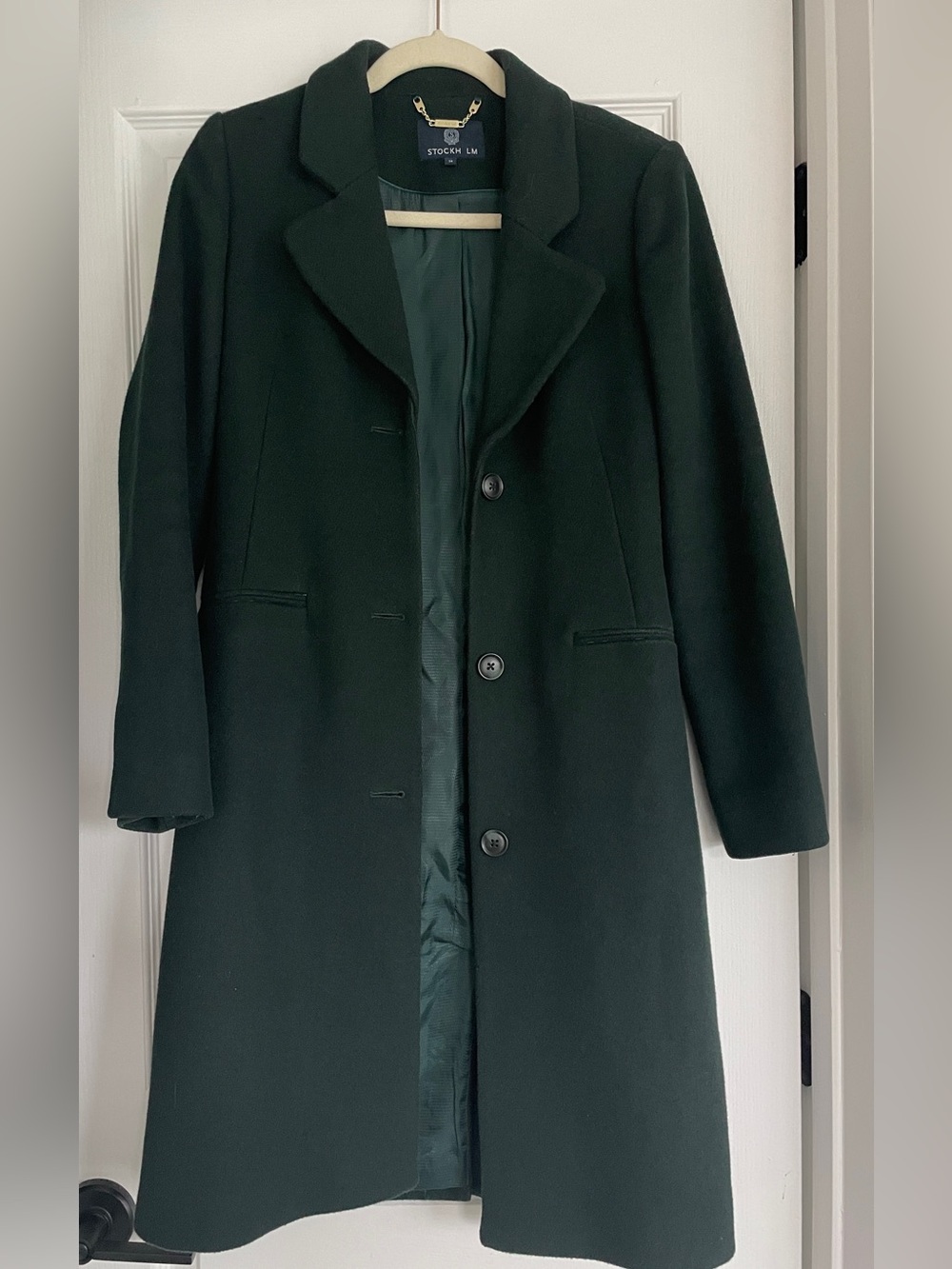 STOCKH LM Dark Green Olga coat